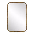 Uttermost A Little Knotty Bronze 20 x 30 Rectangular Vanity Mirror