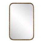 Uttermost A Little Knotty Bronze 20 x 30 Rectangular Vanity Mirror