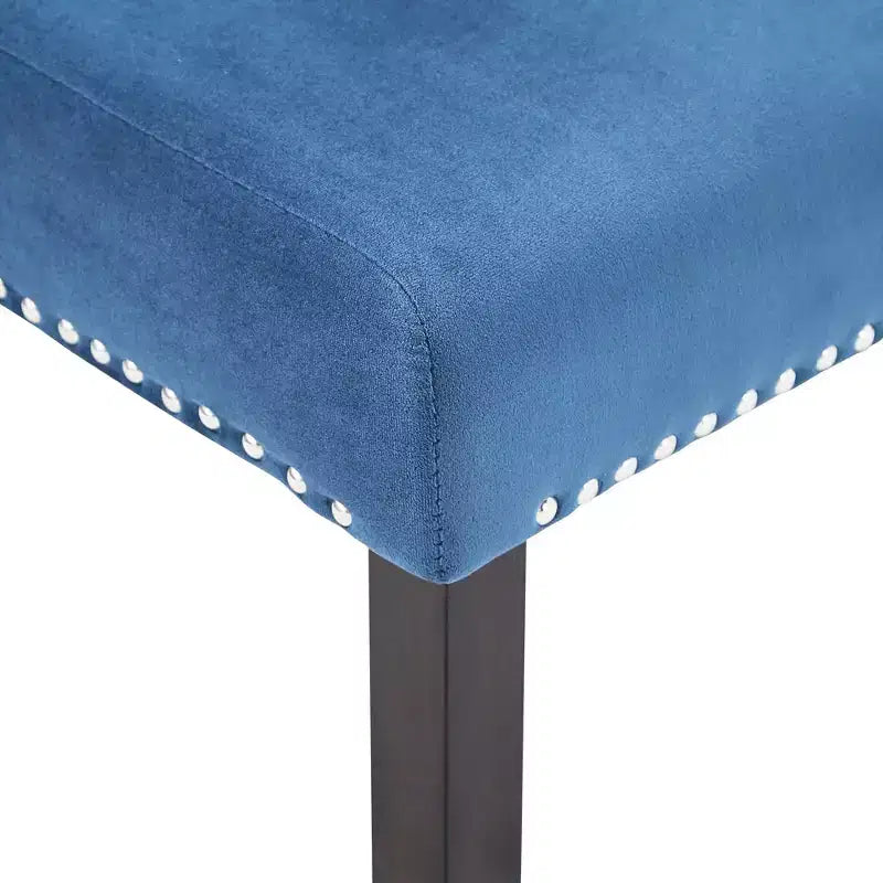 Sedie imbottite in velluto Banforth Nailhead (set da 2) - iNSPIREQ