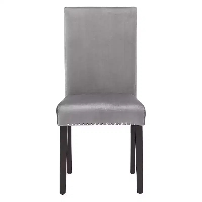 Sedie imbottite in velluto Banforth Nailhead (set da 2) - iNSPIREQ
