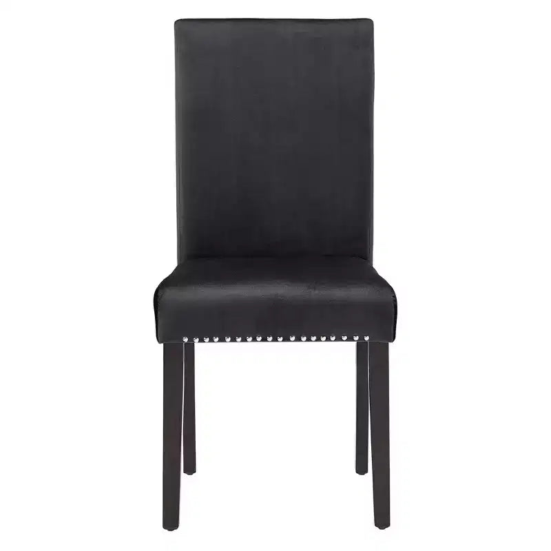 Sedie imbottite in velluto Banforth Nailhead (set da 2) - iNSPIREQ