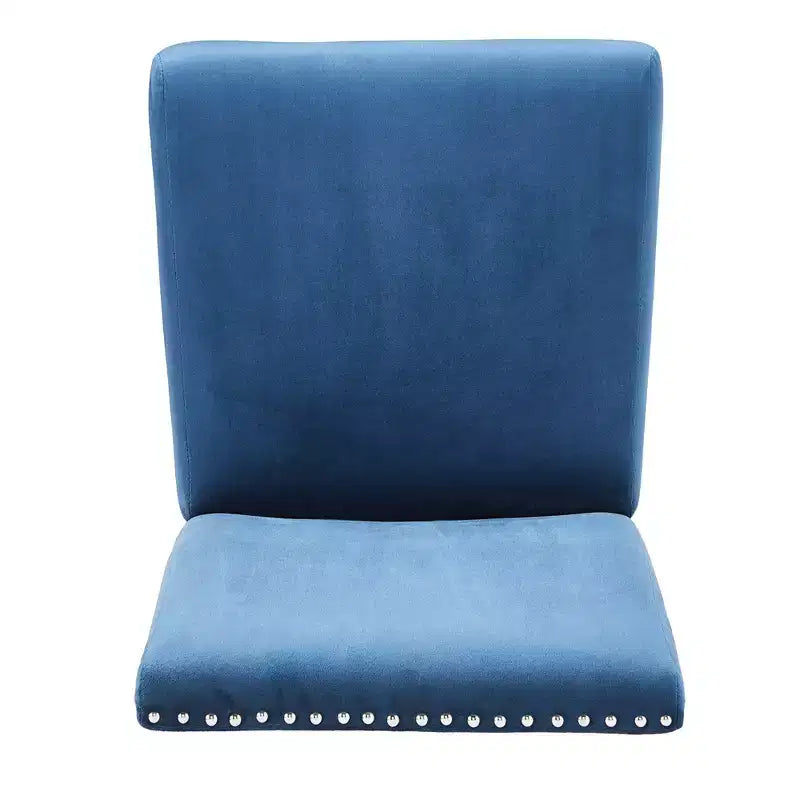 Sedie imbottite in velluto Banforth Nailhead (set da 2) - iNSPIREQ