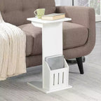 Tavolino rotondo HomeStock con piano in legno - 1 pezzo