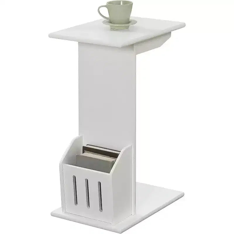 Tavolino rotondo HomeStock con piano in legno - 1 pezzo