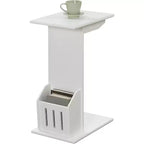 Tavolino rotondo HomeStock con piano in legno - 1 pezzo
