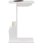 Tavolino rotondo HomeStock con piano in legno - 1 pezzo