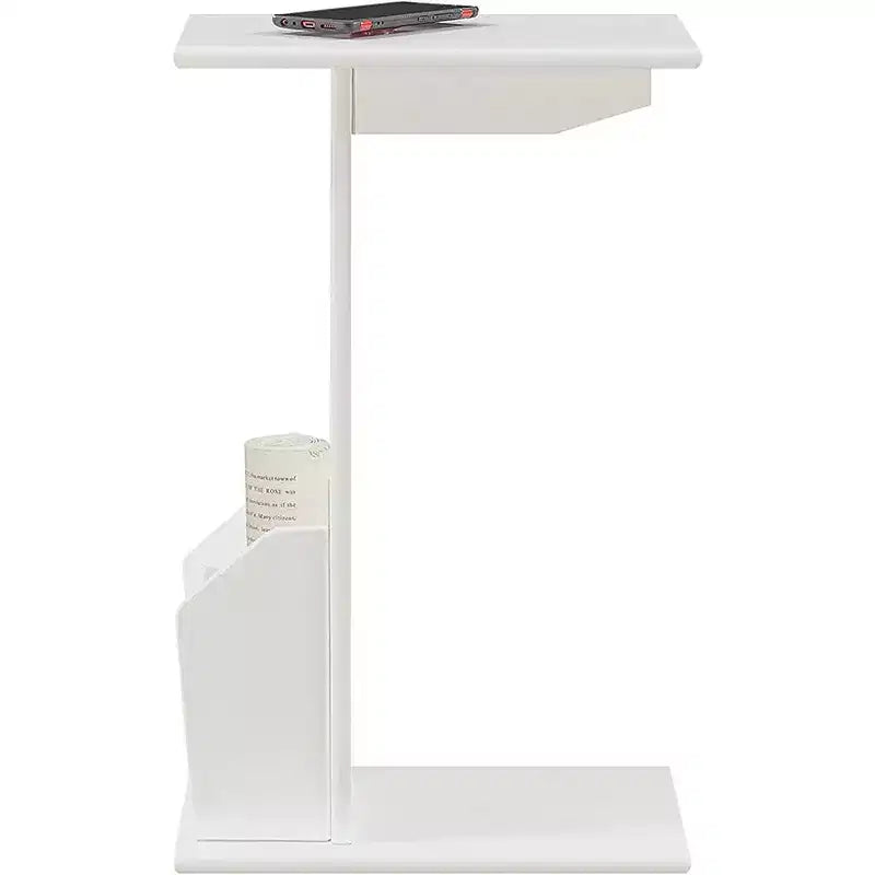 Tavolino rotondo HomeStock con piano in legno - 1 pezzo
