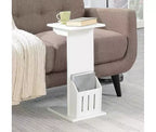 Tavolino rotondo HomeStock con piano in legno - 1 pezzo