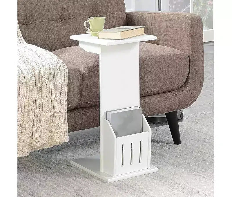 Tavolino rotondo HomeStock con piano in legno - 1 pezzo