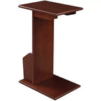 Tavolino rotondo HomeStock con piano in legno - 1 pezzo