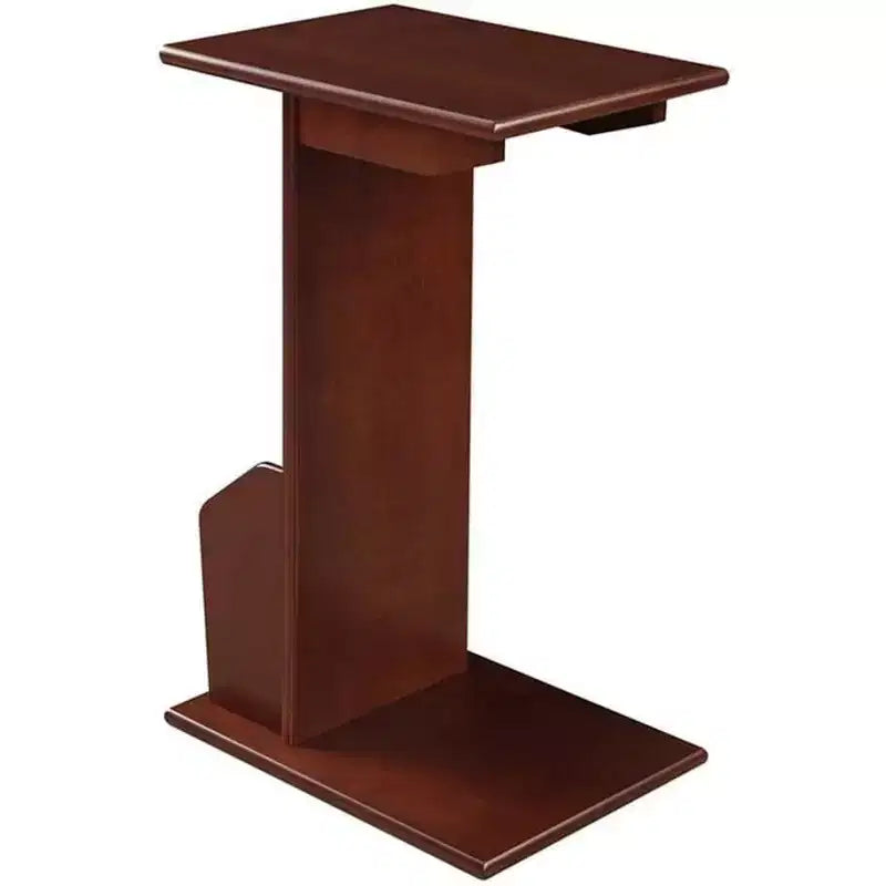 Tavolino rotondo HomeStock con piano in legno - 1 pezzo