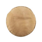 HomeRoots Pouf-Ottoman Cilindrico a Righe in Cotone Tan 16