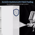 Garvee 71.7 Armadio Metallico Rotante, Armadio Alto Resistente con Scaffali Regolabili per Garage, Ufficio