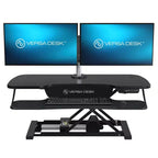 VersaDesk PowerPro Elite 40 Convertitore di Scrivania Elettrico Regolabile in Altezza e Porta USB Nero