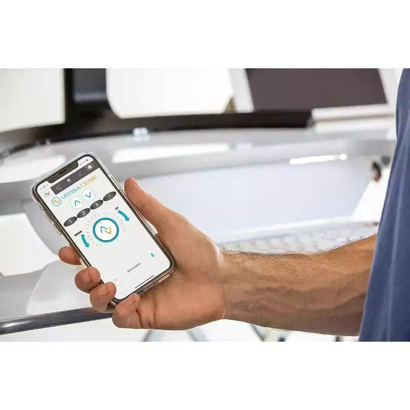 VersaDesk PowerPro Elite 40 Convertitore di Scrivania Elettrico Regolabile in Altezza e Porta USB Nero