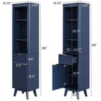 Christopher Knight Home Grayson Mobile Alto da Bagno Moderno in Legno con Cassetto e Anta