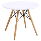 Set Tavolo e 4 Sedie per Bambini Costway Struttura Solida 5 PEZZI Tavolo da Pranzo per Bambini Bianco