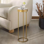 Tavolino Hannahmarie Stone - SFV7909 - Oro/Bianco - Safavieh Couture