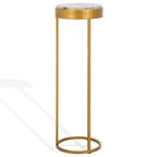 Tavolino Hannahmarie Stone - SFV7909 - Oro/Bianco - Safavieh Couture