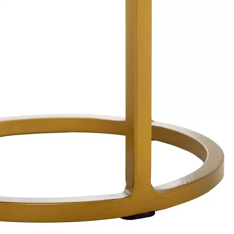 Tavolino Hannahmarie Stone - SFV7909 - Oro/Bianco - Safavieh Couture