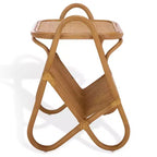 Tavolino contenitore portariviste Bayard in rattan - CWK3017 - Naturale - Safavieh Couture