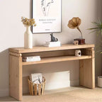 GDFStudio Dulcea Tavolino Consolle Moderno da Fattoria in Legno da 59