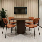 Sedia impilabile imbottita Karl Home (set di 4)