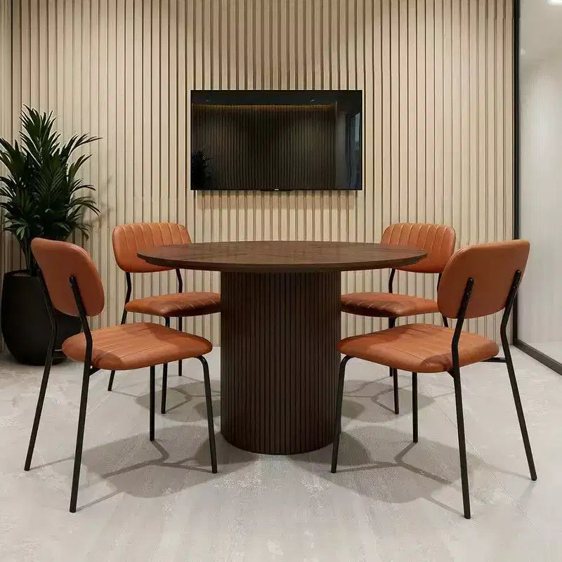 Sedia impilabile imbottita Karl Home (set di 4)