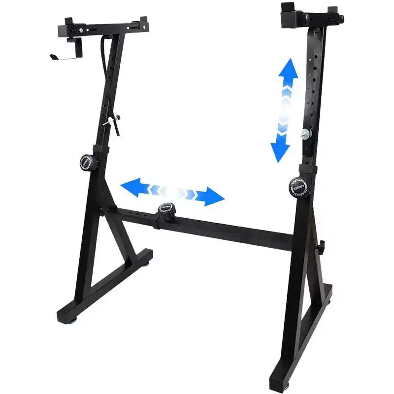 Adjustable Z-Style Keyboard Piano Stand, Heavy Duty Stable & Portable, Height & Width Adjustable, Fits 44/54/61/88 Keys Electric Pianos, Black
