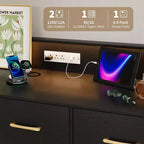 Cassettiera per Camera da Letto con 5 Cassetti, Comò Largo 120 cm, Organizzatore Contenitore Autoportante