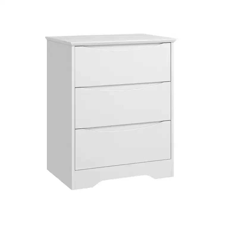 Cassettiera alta in legno con 3 cassetti, comò moderno, contenitore profondo, armadio grande con piano largo per camera da letto, soggiorno, corridoio, camera dei bambini