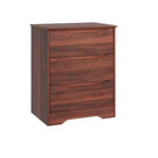 Cassettiera alta in legno con 3 cassetti, comò moderno, contenitore profondo, armadio grande con piano largo per camera da letto, soggiorno, corridoio, camera dei bambini