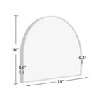 MAYEERTY 72x47 Pannello Paravento per Esterni Naturale Bianco, Set da 3 Pezzi Divisorio Pieghevole Naturale per Cortile e Giardino