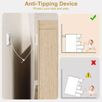 COZONY Comò con 3/4/5/7 Cassetti, Cassettiera Alta con Ampio Spazio di Archiviazione, Comodino Moderno Sottile per Camera da Letto, Soggiorno
