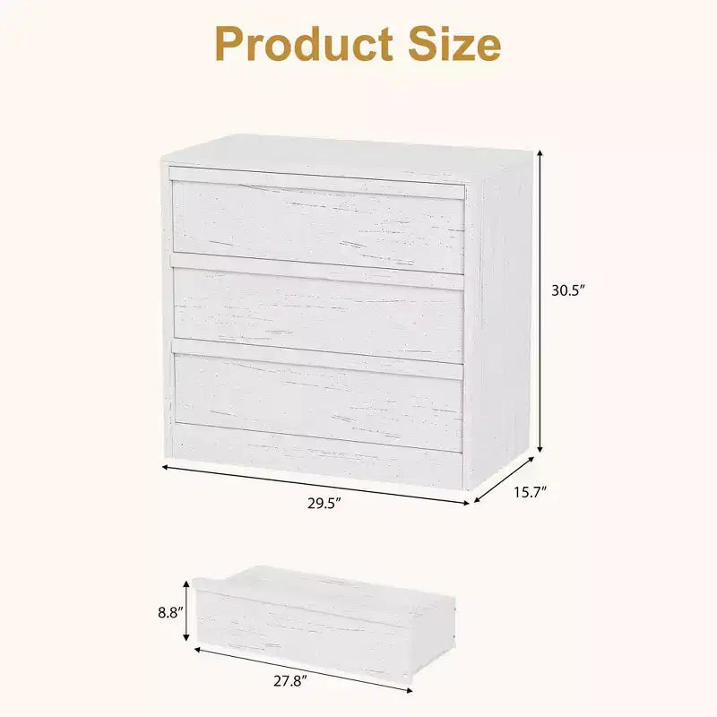 COZONY Comò con 3/4/5/7 Cassetti, Cassettiera Alta con Ampio Spazio di Archiviazione, Comodino Moderno Sottile per Camera da Letto, Soggiorno