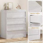 COZONY Comò con 3/4/5/7 Cassetti, Cassettiera Alta con Ampio Spazio di Archiviazione, Comodino Moderno Sottile per Camera da Letto, Soggiorno