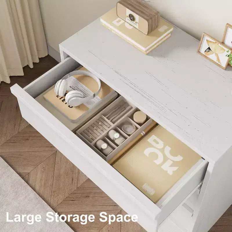 COZONY Comò con 3/4/5/7 Cassetti, Cassettiera Alta con Ampio Spazio di Archiviazione, Comodino Moderno Sottile per Camera da Letto, Soggiorno