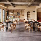 Lantine 31.5 Tavolo da Pranzo Rotondo per 2 con Doppi Ripiani, Tavolo da Pranzo Piccolo per Sala da Pranzo, Appartamento, Spazi Ristretti