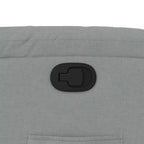 vidaXL Poltrona reclinabile in tessuto grigio chiaro