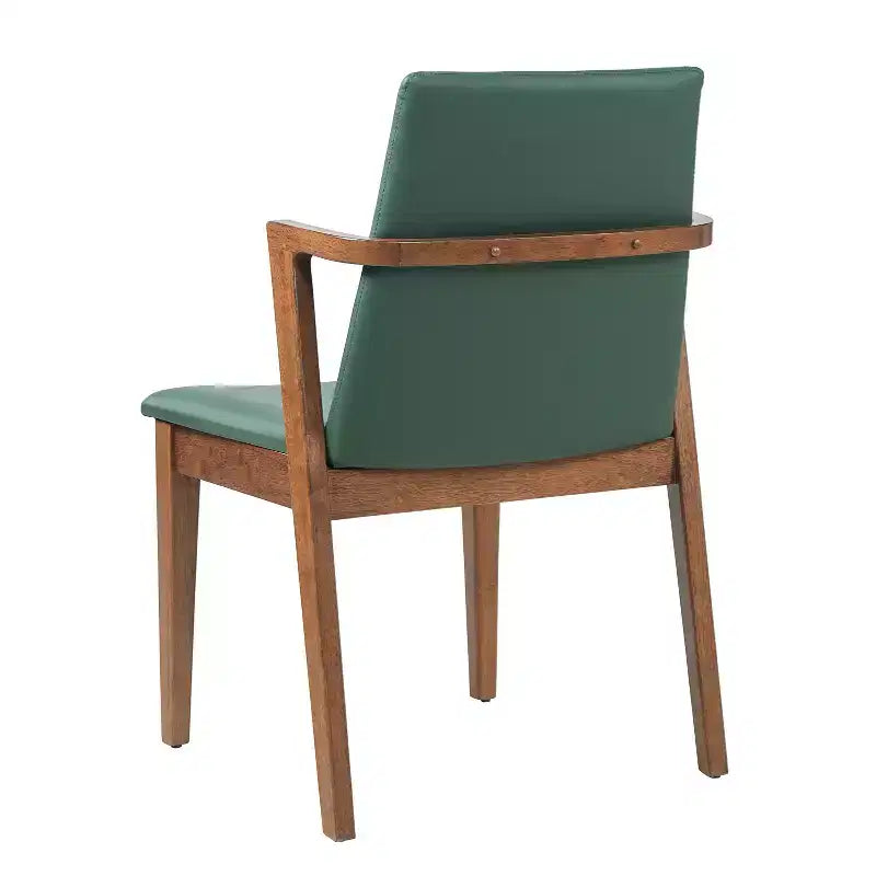 Christopher Knight Home Chaiwat Sedie da pranzo moderne imbottite in legno di gomma con schienale