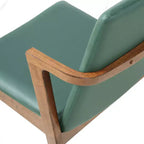 Christopher Knight Home Chaiwat Sedie da pranzo moderne imbottite in legno di gomma con schienale