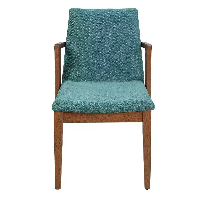 Christopher Knight Home Chaiwat Sedie da pranzo moderne imbottite in legno di gomma con schienale