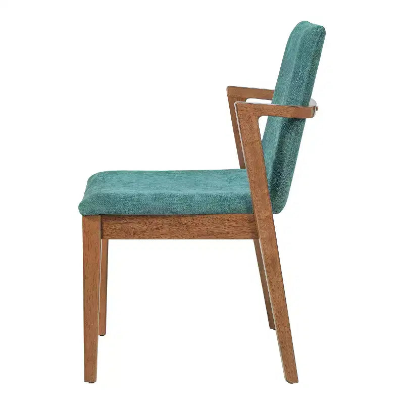 Christopher Knight Home Chaiwat Sedie da pranzo moderne imbottite in legno di gomma con schienale