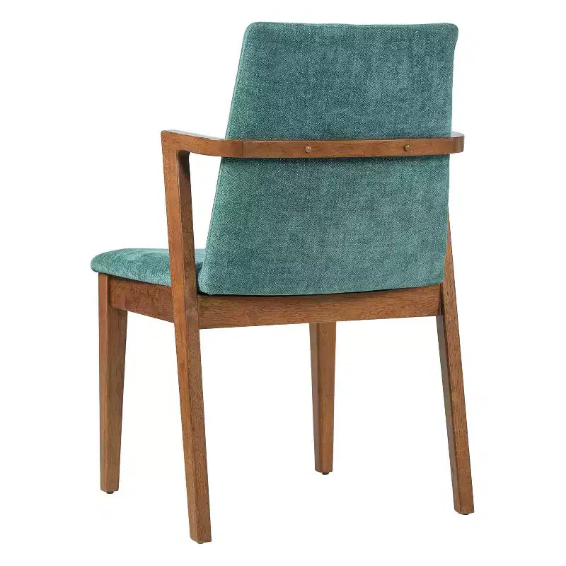 Christopher Knight Home Chaiwat Sedie da pranzo moderne imbottite in legno di gomma con schienale