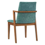 Christopher Knight Home Chaiwat Sedie da pranzo moderne imbottite in legno di gomma con schienale