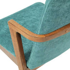 Christopher Knight Home Chaiwat Sedie da pranzo moderne imbottite in legno di gomma con schienale