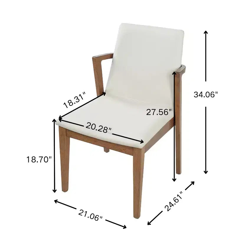 Christopher Knight Home Chaiwat Sedie da pranzo moderne imbottite in legno di gomma con schienale