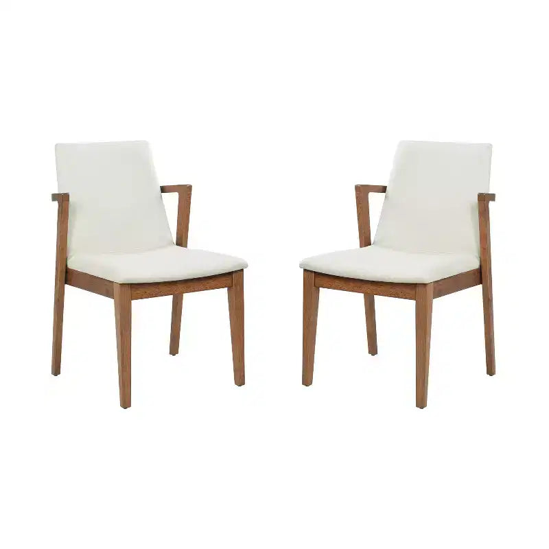 Christopher Knight Home Chaiwat Sedie da pranzo moderne imbottite in legno di gomma con schienale