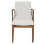Christopher Knight Home Chaiwat Sedie da pranzo moderne imbottite in legno di gomma con schienale