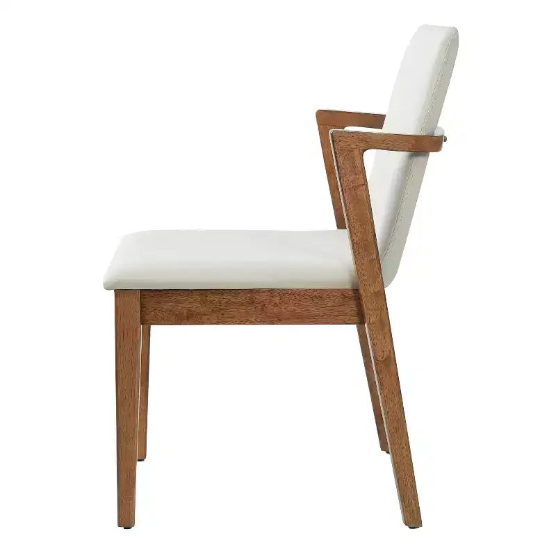 Christopher Knight Home Chaiwat Sedie da pranzo moderne imbottite in legno di gomma con schienale